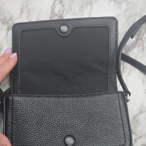 Marc Jacobs Black Pebbled Leather Crossbody Mini Bag - Picture 2 of 8